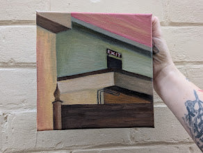 "It's never really over" - Original Painting (Oil on Canvas)