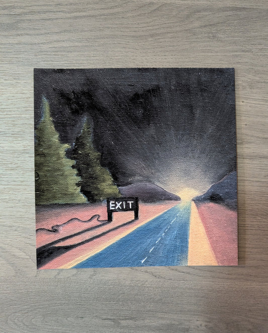"no way out" - 20cm x 20cm Print